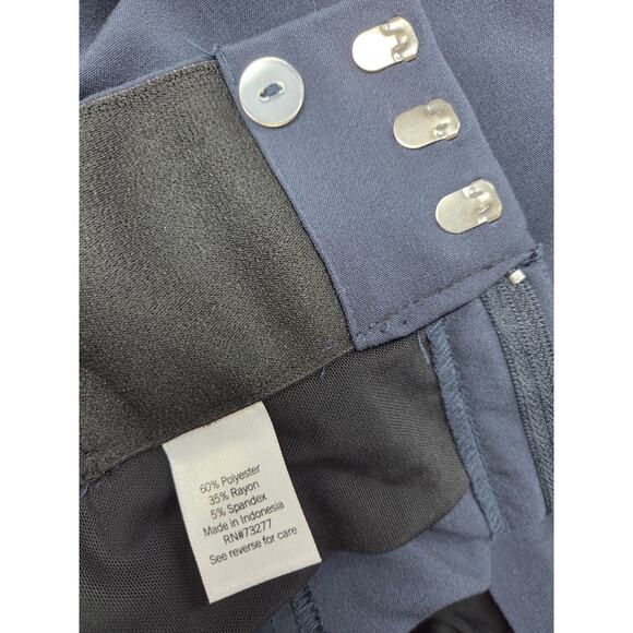 Nine West Bootcut Navy Blue Pants Sz 14 - Picture 5 of 6
